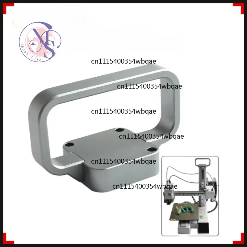 Aluminum Alloy Handle CNC Metal Carry Grip for Bambu Lab A1 MINI, Easy to Hold & Move, 3D Printer Accessories