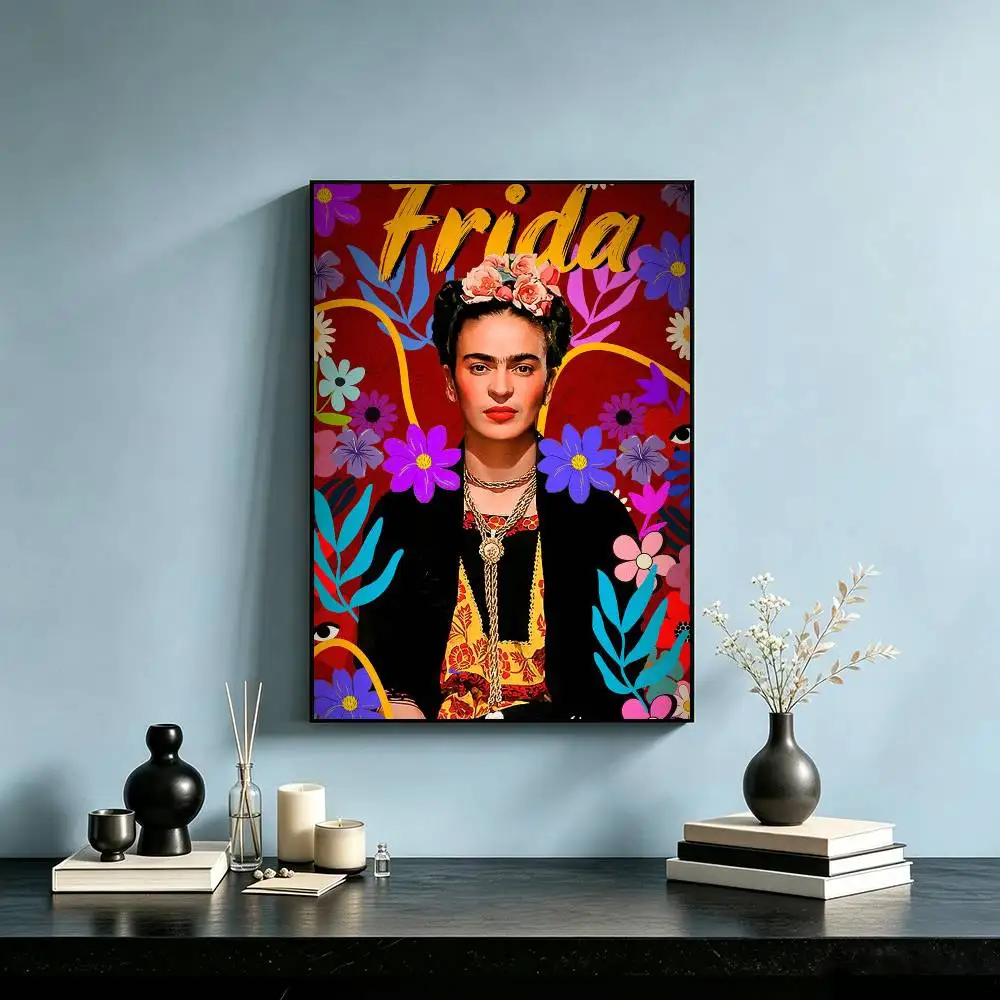 Fashion F-FridaS K-Kahlo Poster High Quality Dorm Living Room Aesthetic Wall Decoration Painting Stickers Gift