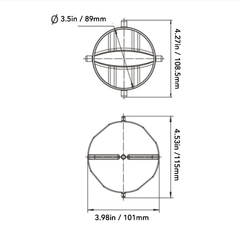 2pcs RV Sewer Cap Leakproof Snap On Double Ear Type Anti Aging Plastic Sewer Hose Cap For RV Sewer System