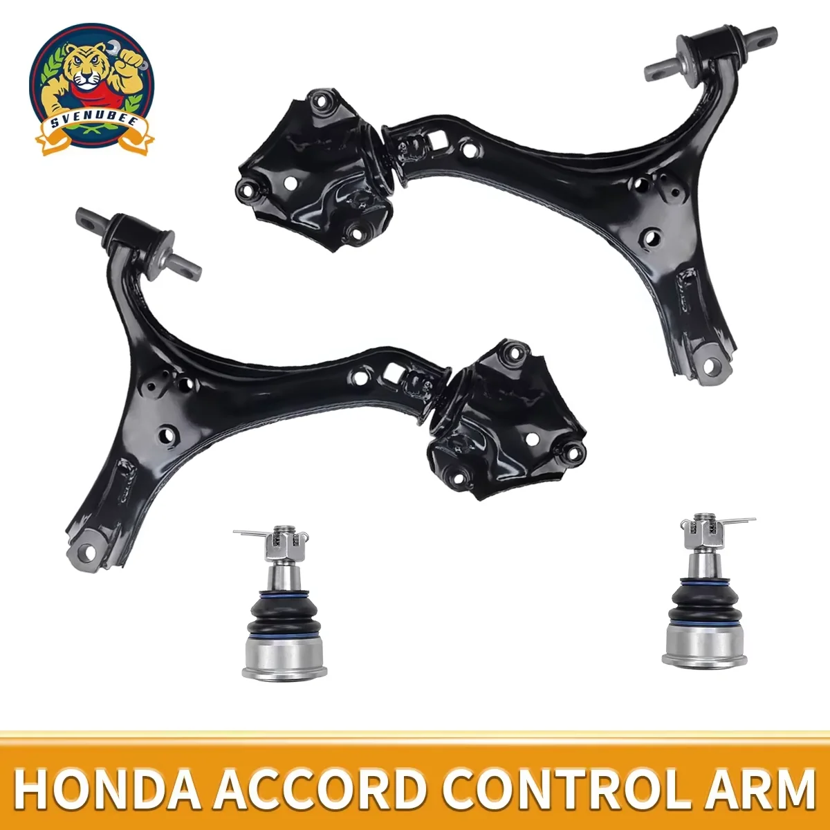 

Svenubee Front Suspension Lower Control Arm Ball Joints 4Pcs Kits for Honda Accord 2013 2014 2015 2016 2017 51350T2AA02 K642509
