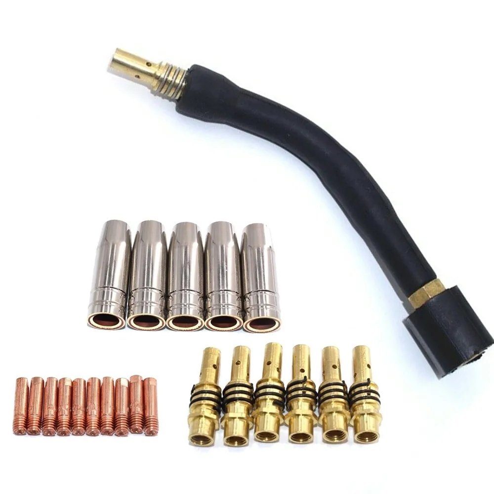 21-pack-heavy-duty-mig-welding-torch-accessories-for-15ak-nozzle-contact-tip-swan-neck-27-series
