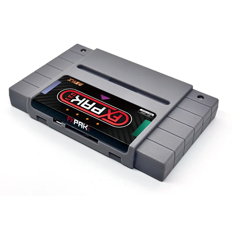 EVERGENESIS Fxpak Pro SNES Rev. X الإصدار SNES Gane Cartridge SD2 بطاقة فلاش لوحدة تحكم ألعاب الفيديو SFC SNES 16 بت مع بطاقة 8G