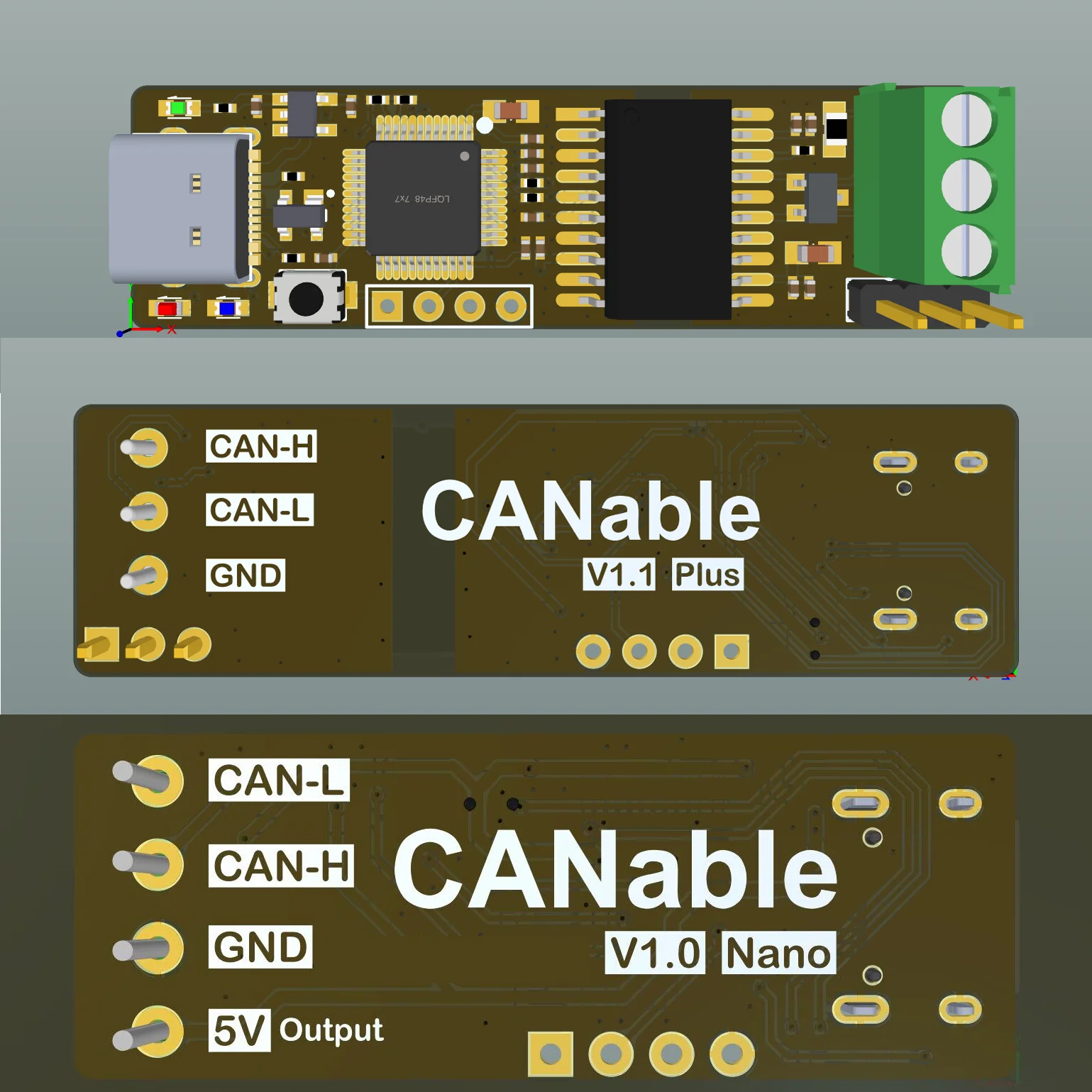 USB to CAN CANable Pro PCAN Debugger USB CAN bus Transceiver Adapter support python-CAN Communication Software control