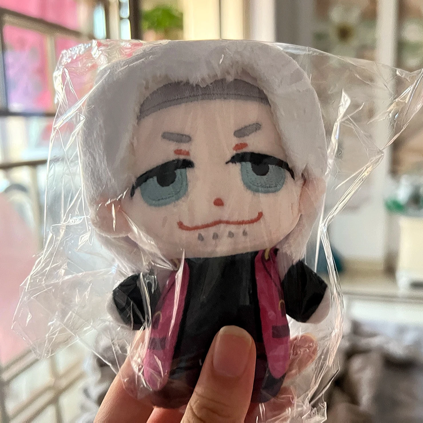 

10cm Devil May Cry5 Dante Plushie Figures Kawaii Dante Cosplay Stuffed Plush Doll Toys Pendants Keychain Birthday Xmas Gift