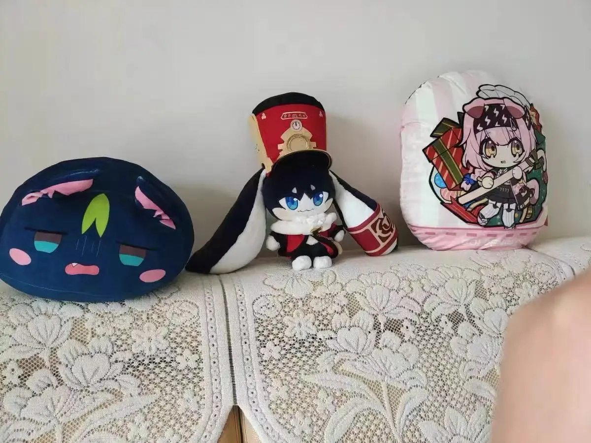 Pom-Pom パム Game Honkai Honkai: Star Rail Pamu Conductor Rabbit Plushie Stuffed Plush 20cm Doll Body Toy Cosplay Cos Prop