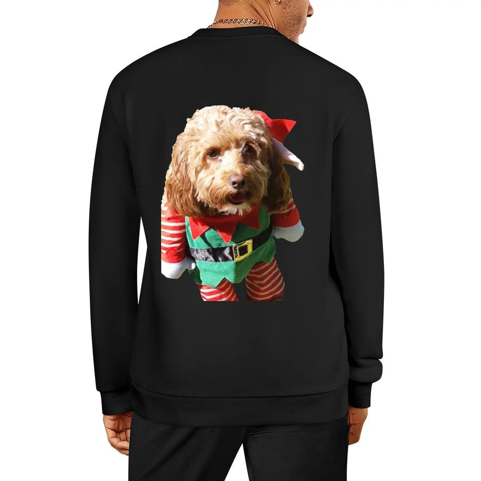 Taffy The Christmas Spoodle - بلوفر Cockapoo ملابس الخريف ملابس جمالية ملابس أنيمي ملابس رجالي بلوفر