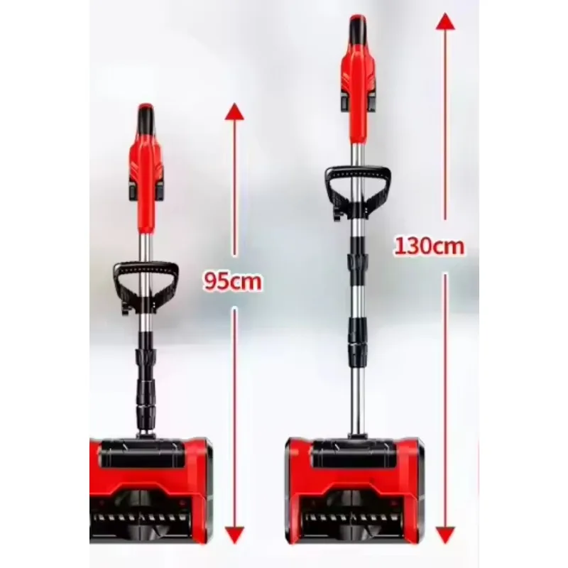 Cordless electric DIY snow plow battery type portable snow plow household snow plow hand push brushless motor
