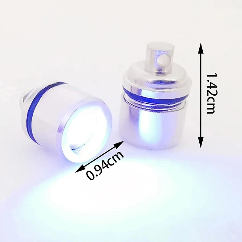 6 stks Miniatuur Led Lamp Model Lichtgevende Licht Metalen Speelgoed voor Diy Model Maken/Huis Decoratie/Diorama Met Batterijen