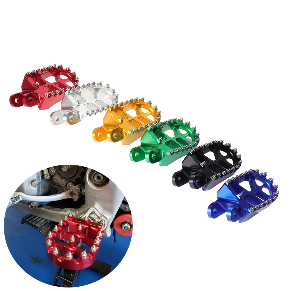 

Motorcycle Aluminum Footpegs Footrests Foot Pegs Rests Pedal For HONDA CRM250 CRM 250 XR250R XR400R XR 250R 400R XR 250 R 400 R