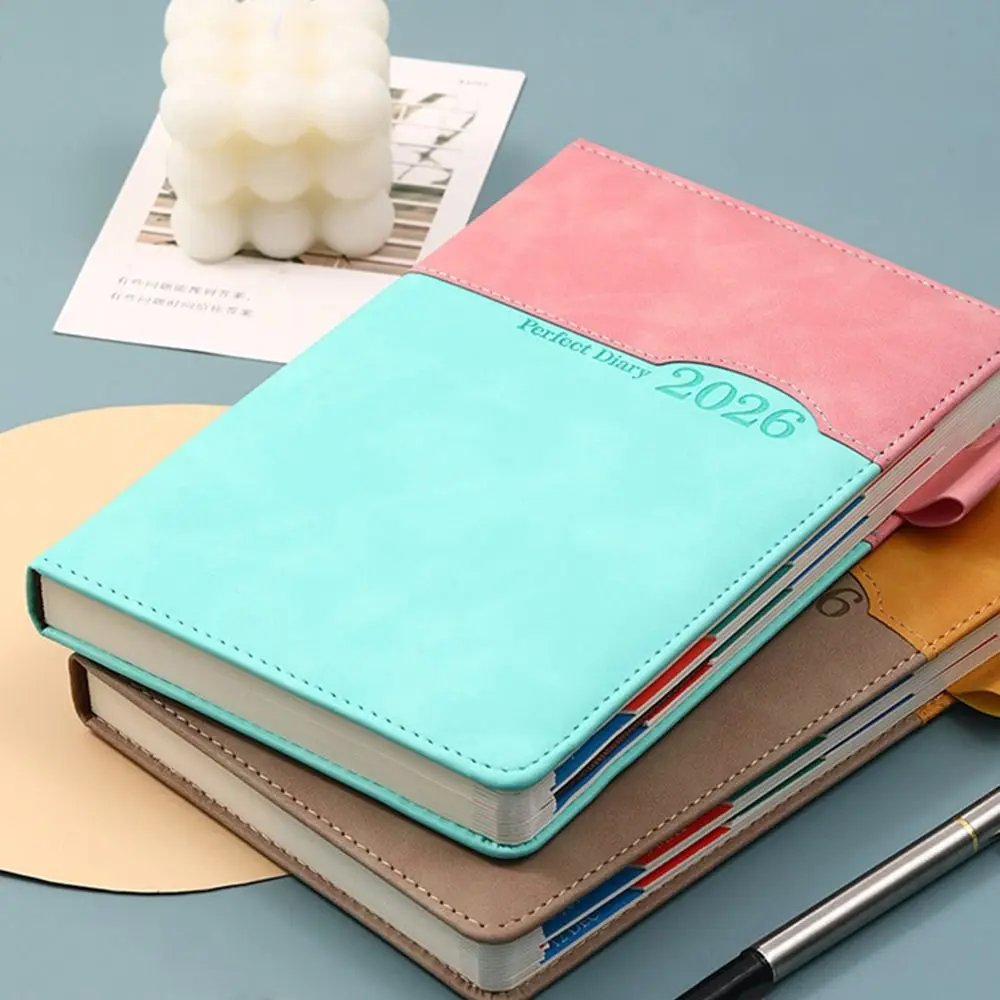 

365 Days 2026 Schedule Planner Notepad English Efficient Organization A5 Agenda Planning Notebook Self-discipline Wear-resistant