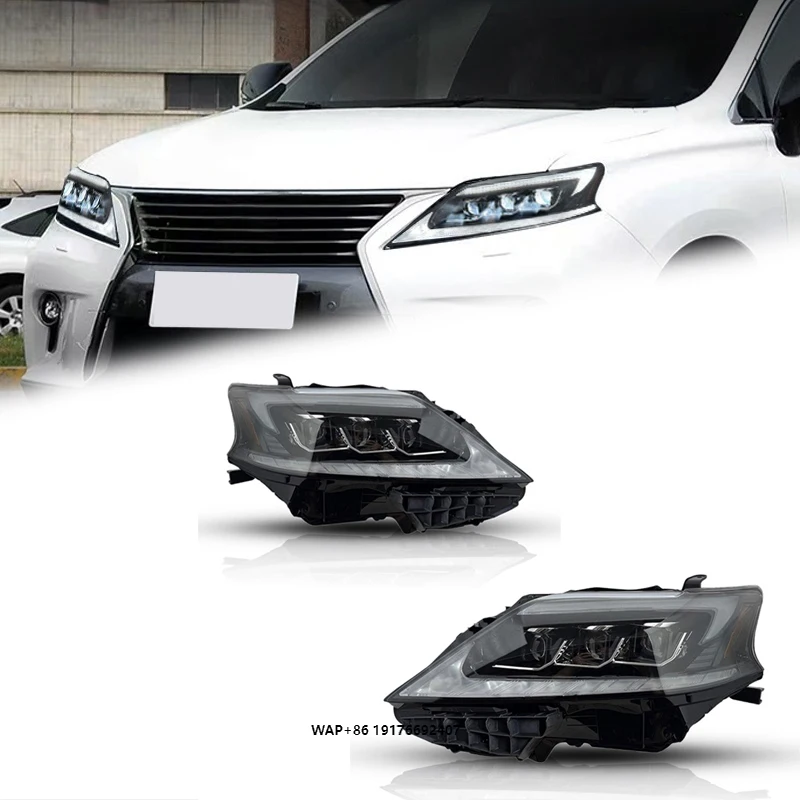 FT Car Lights ForLexus RX Headlights 2009-2015 RX270 RX350 LED Projetor Headlamp Daytime Running Light Automotive Accessories