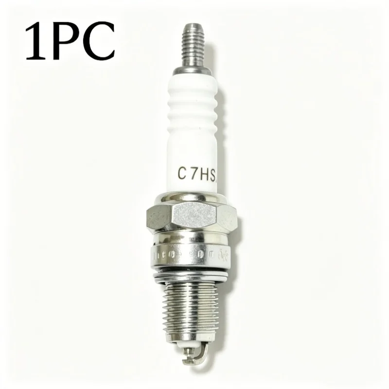 1pc C7HSA Resistor Motorcycle Spark Plug Anti-Interference High Performance Ignition Plug Low Emission Engine Replacement Part