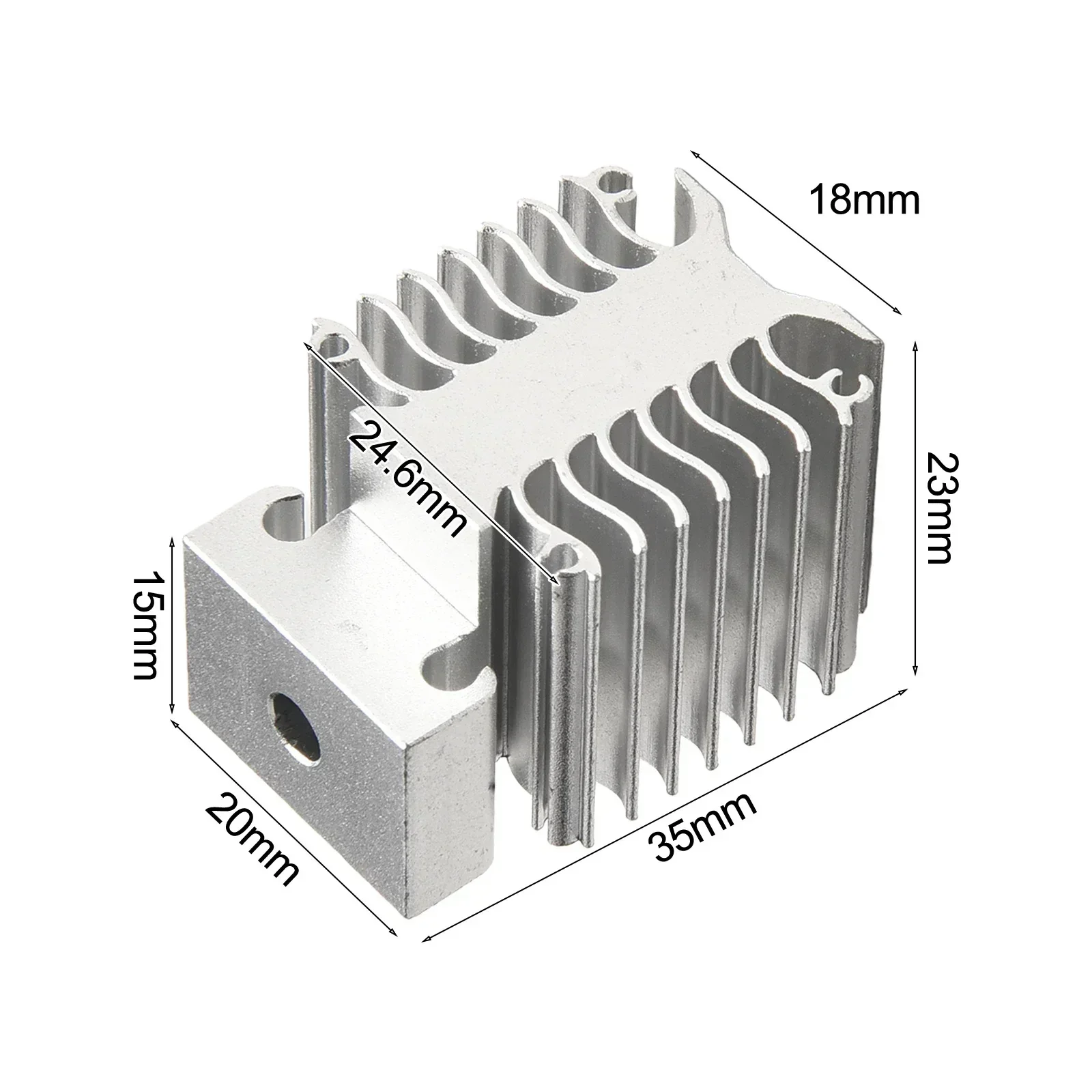 

Для охлаждающего блока 3D-принтера, алюминиевый радиатор, предназначенный для серии Creality, для повышения эффективности рассеивания тепла