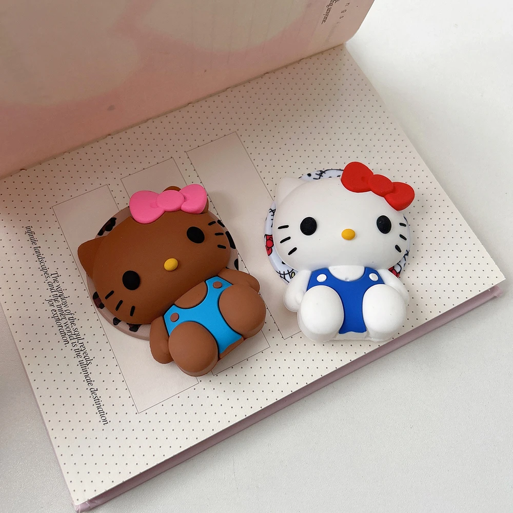 

Магнитный держатель Sanrio Hello Kitty для Magsafe, подставка-грипток для iPhone и Samsung, складной держатель для беспроводной зарядки
