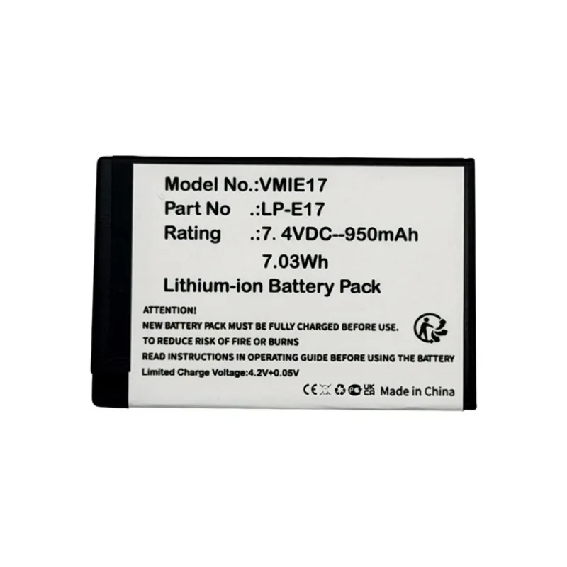 Replacement Fully Decoded LP-E17 Battery For Ca-non EOS 200D 750D 760D 770D DSLR Digital Camera