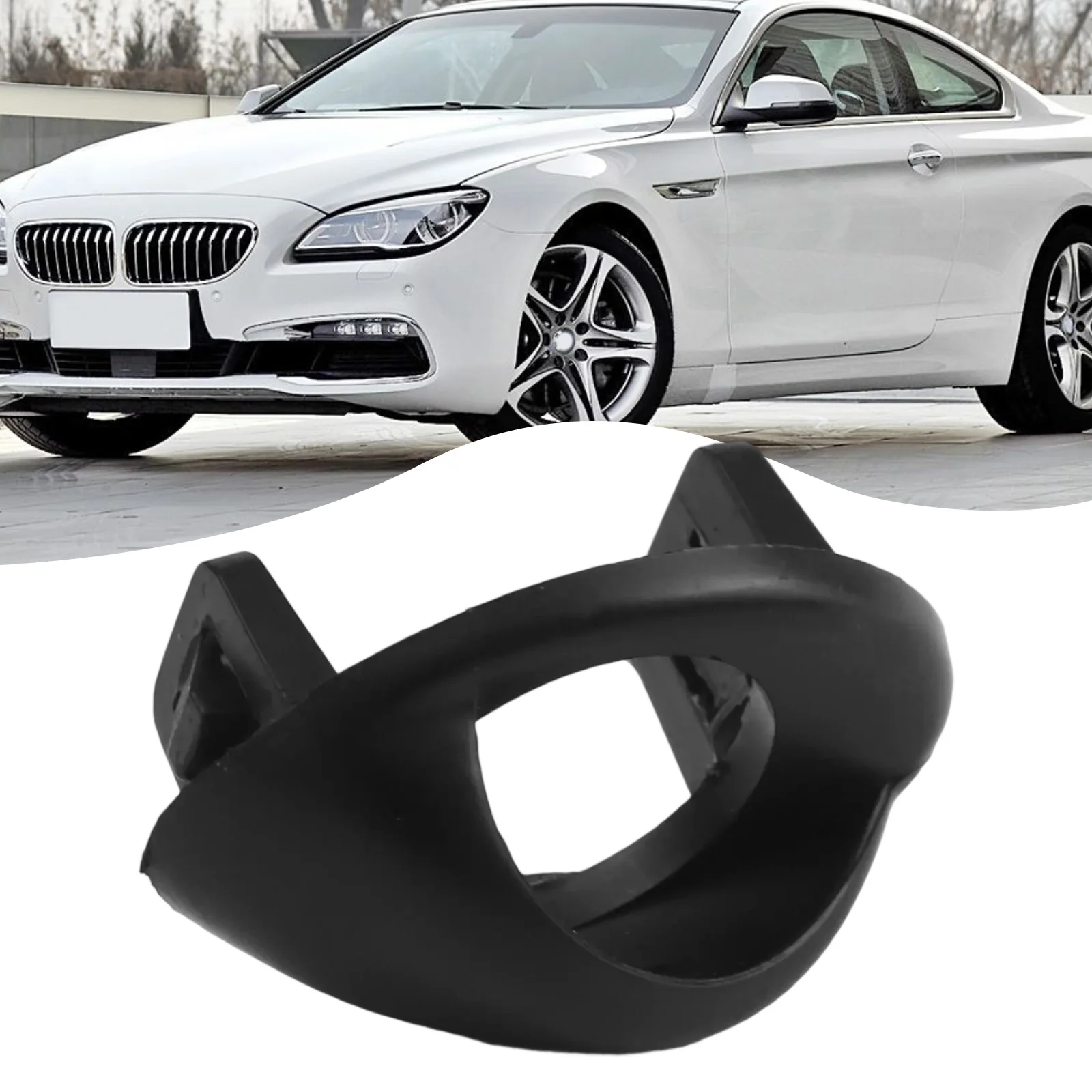 

As Shown In The Picture Front Left Headlight Washer Cover Practical Design Wear-resistant Material For BMW 6' E64