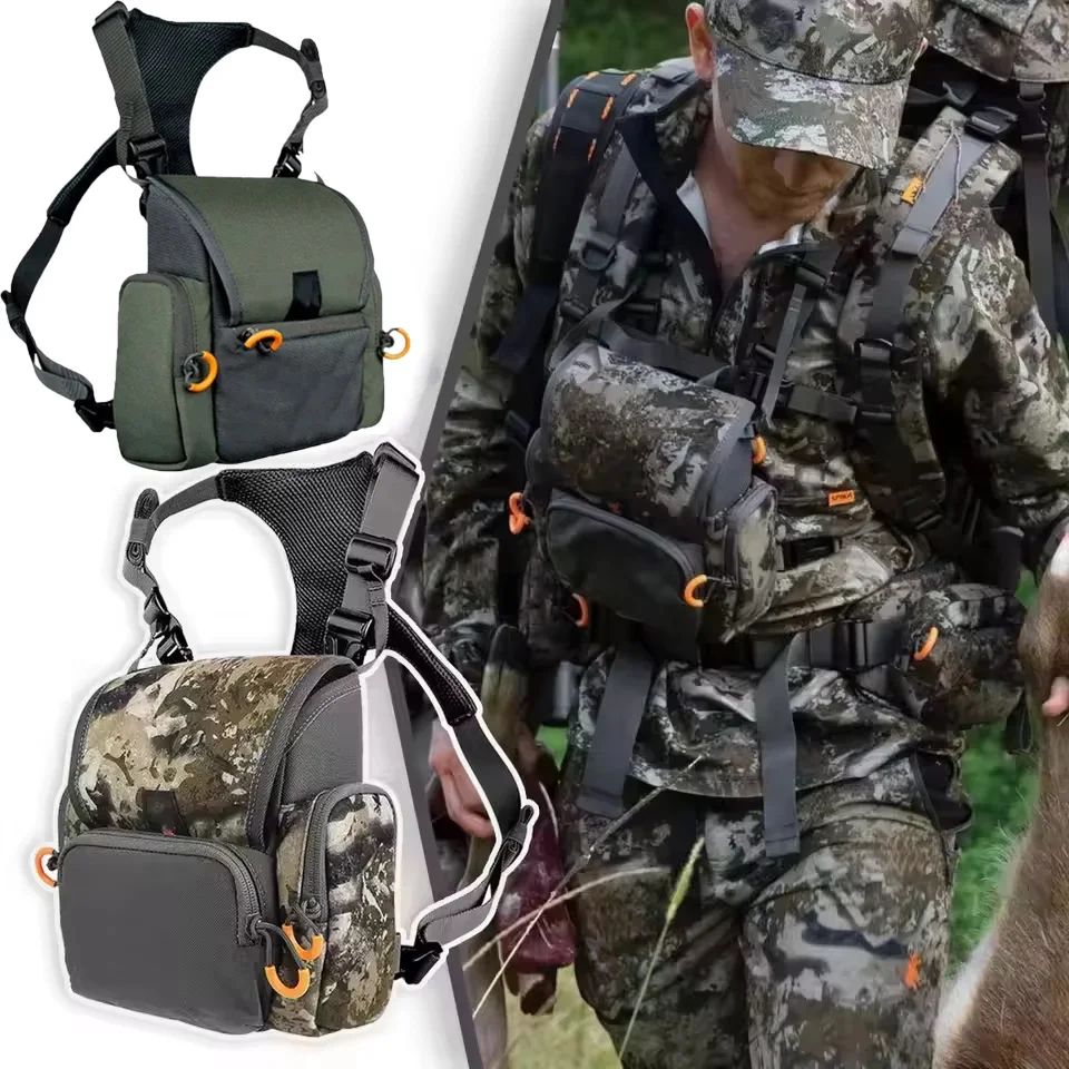 في الهواء الطلق مناظير حقيبة قابل للتعديل مناظير تخزين حقيبة مضادة للماء حقيبة صدر للرجال التمويه شريط للصدر حقيبة سترة قابل للتعديل حقيبة #2