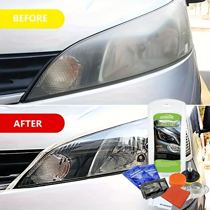 Car Headlight Restoration Polishing Kits Headlamp Repair Kits Car Light Polisher Cleaning Paste Car Paint Care Refurbish Agent