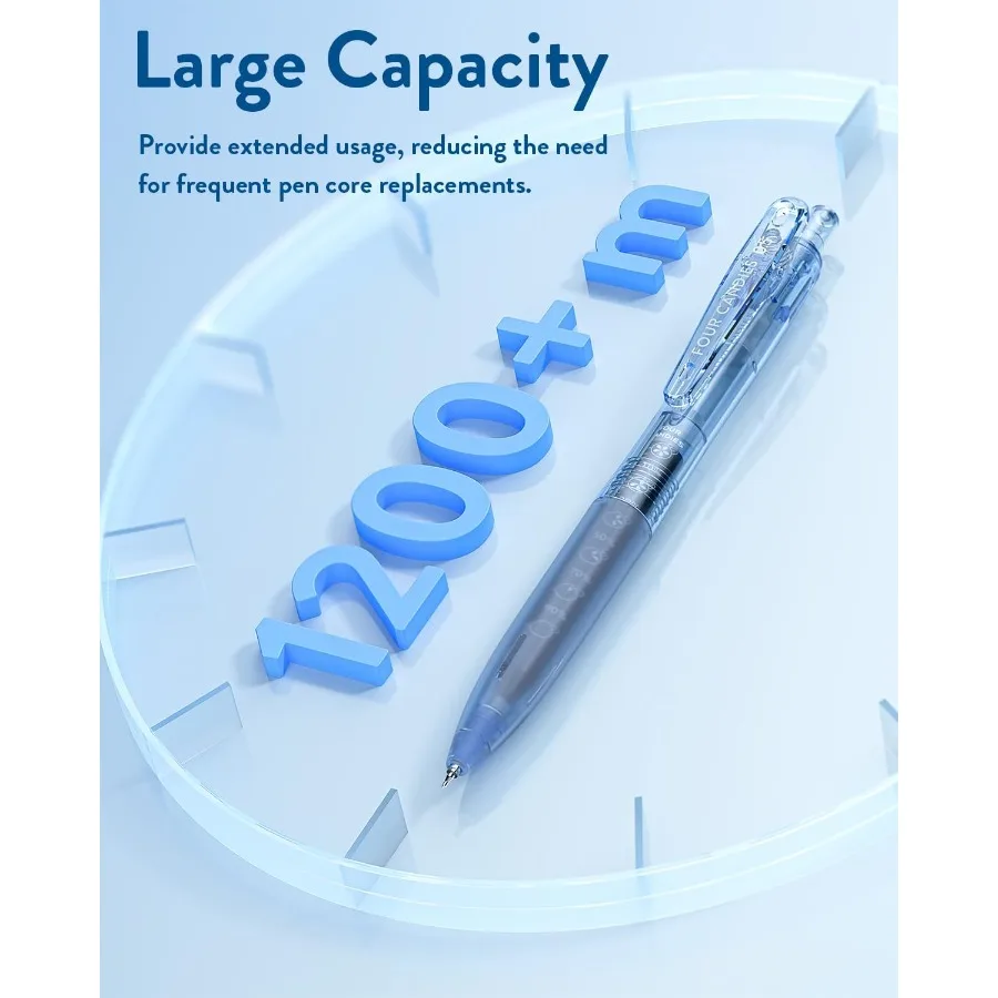 12 حزمة 0.5 مللي متر سريعة الجافة قابل للسحب جل مجموعة أقلام لطيف شفاف غرامة نقطة متعددة ملاحظة أخذ الجمالية lnk أقلام الراحة قبضة 12