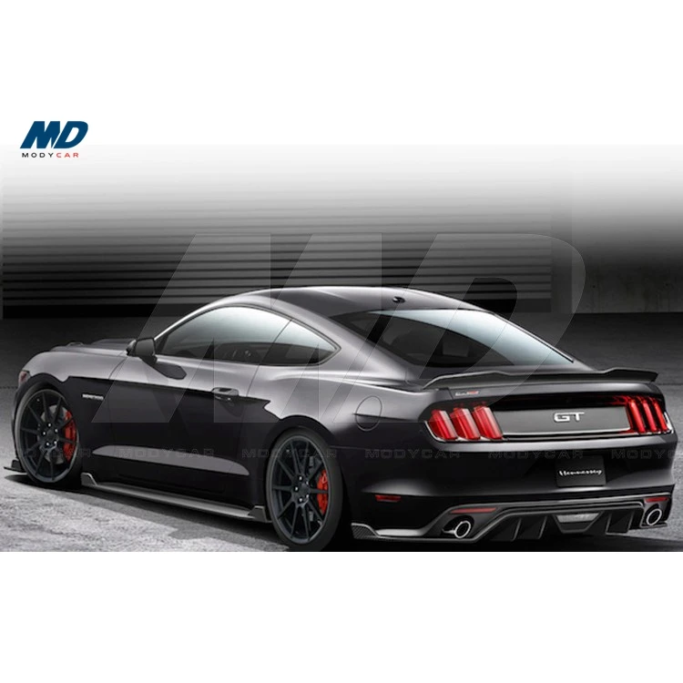 Hennessey Style Carbon Fiber Rear Diffuser for 2015-2016 Ford Mustang Gt