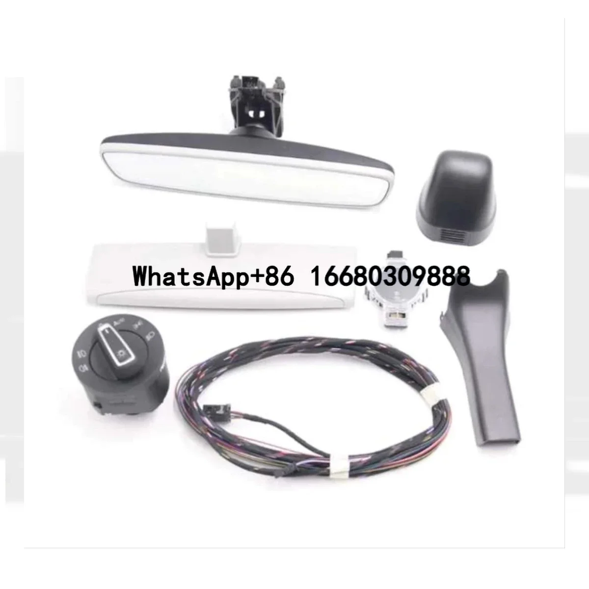 Light Rain Sensor and Dimming Mirror Set Car Accessories Car Parts Interior Accessory For  Golf 7