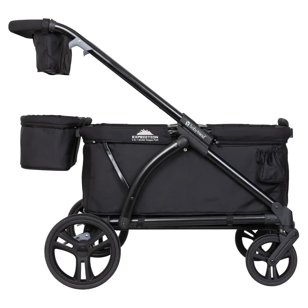 Expedition-Poussette chariot 2 en 1 PLUS, ultra noir