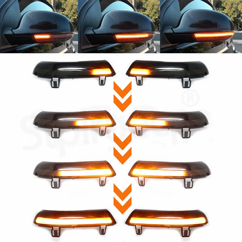 

2pcs For VW GOLF 5 GTI V MK5 Jetta Passat B5.5 B6 Sharan Superb EOS Dynamic LED Turn Signal Light Side Wing Mirror Indicator