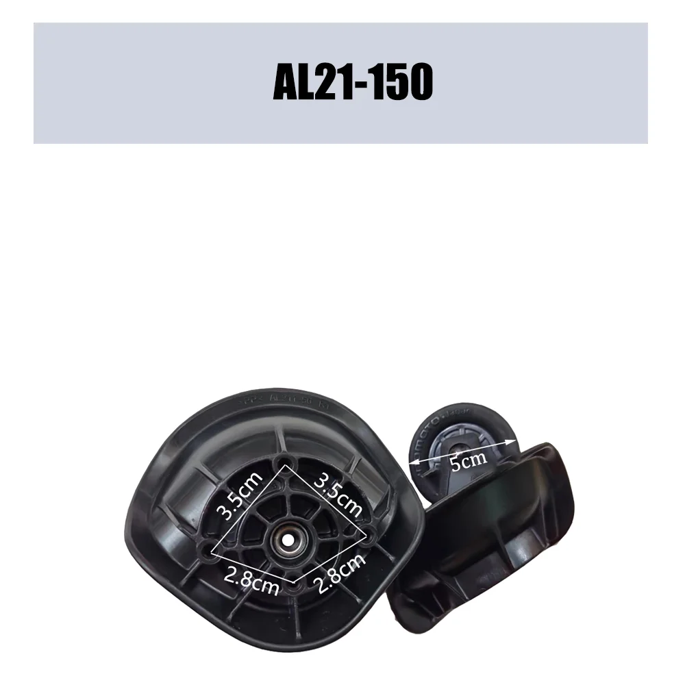 For HINOMOTO AL21-150 Trolley Case Wheel Pulley Sliding Universal Luggage Wheel Silent Smooth Wear-resistant Accessories Wheels