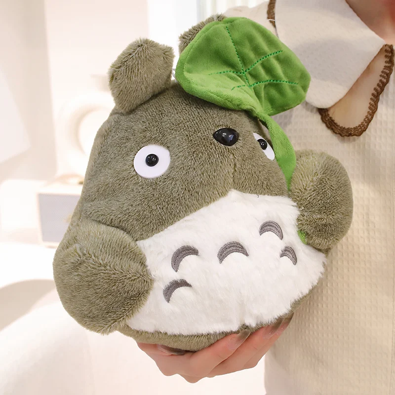 

Cute Lotus Leaf Totoro Plush Toy Totoro Lotus Leaf Plushies Fluffy Totoro Doll Stuffed Movie Anime Animal Totoro Plushies Doll