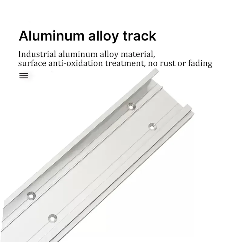 Ghost Door Invisible Track Hardware, Side Mounted Bidirectional Buffer Damping Rail for Wooden Sliding Door