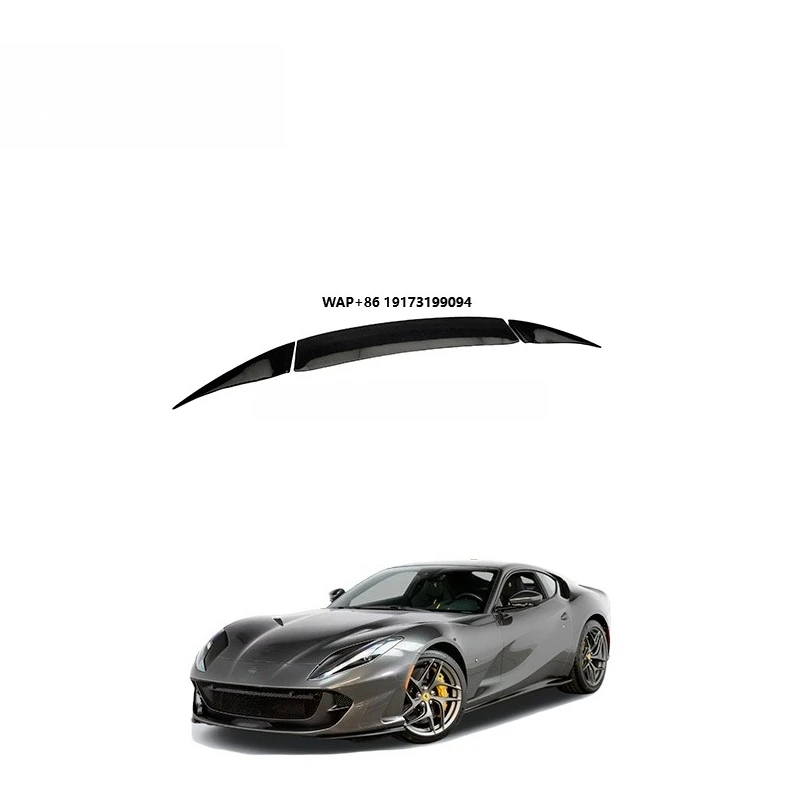 

Perfect Fitment Carbon Body Kit Dry Carbon Fiber Small Rear Wing Spoiler for 812 Superfast 2017-2020