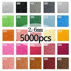 Hama Beads para DIY Handmaking, Fun Craft, Fuse Perler, PUPUKOU Beads, Inteligência Criativa, Brinquedos Educativos, 2.6mm, 60g, 5000Pcs por Saco