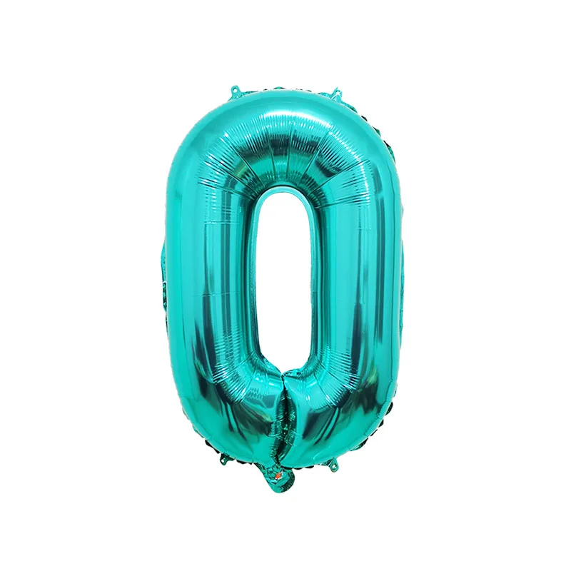 32Inch Sea Blue Number Balloon 0 1 2 3 4 5 6 7 8 9 Digit Balloons KidsBirthday Party Theme Celebrate Party Jungle Decoration Boy