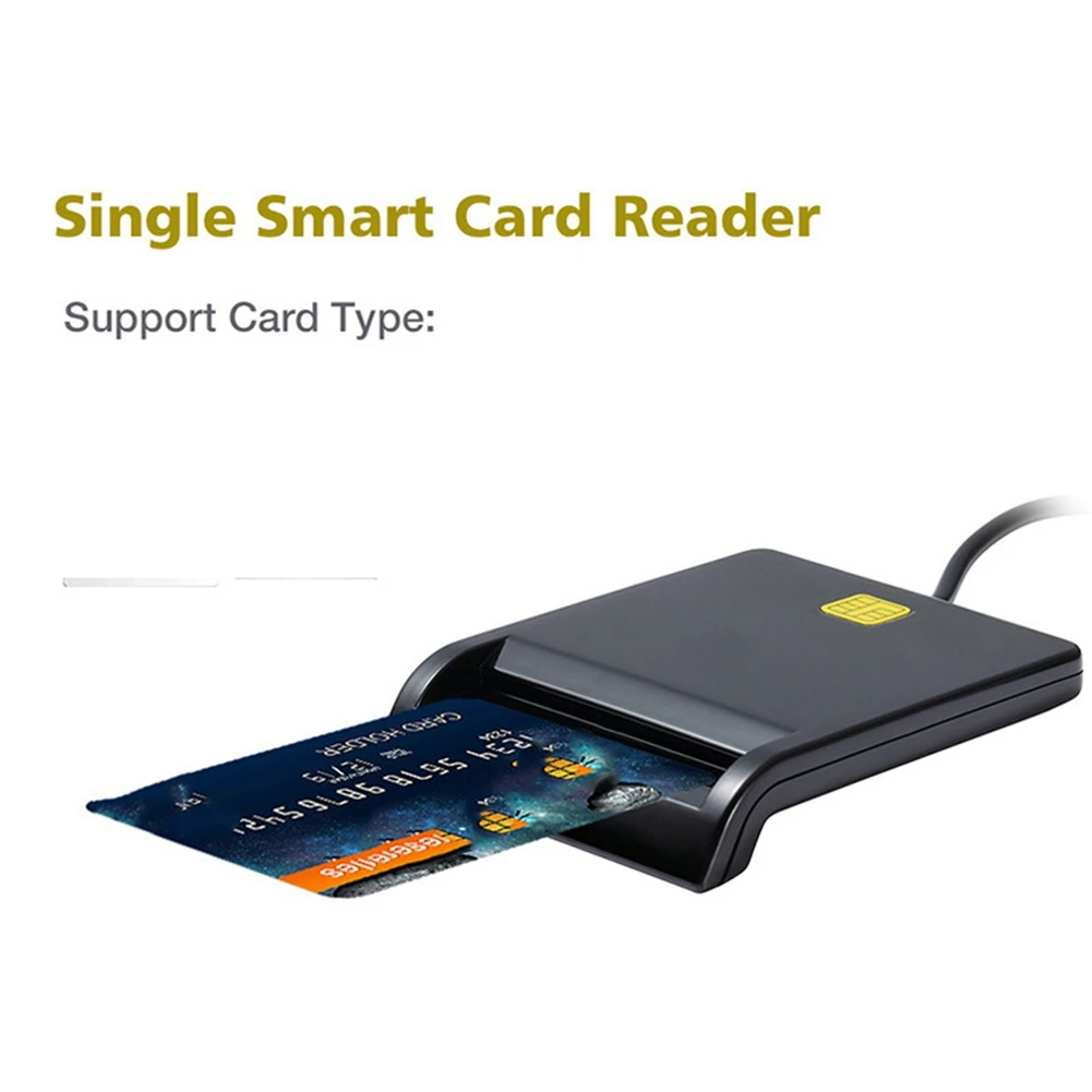 USB Smart Card Reader for Bank Card IC/ID EMV Card Reader High Quality for Windows 7 8 10 for Linux OS USB-CCID ISO 7816