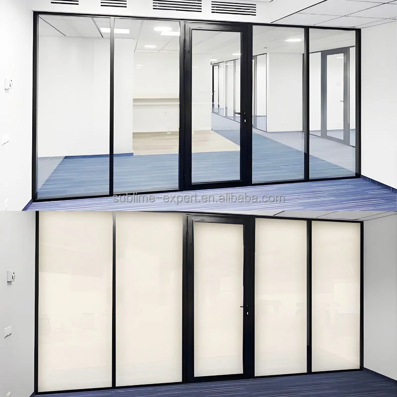 White Electronic Smart Film for Glass PDLC Film Manufacturer Electrochromic Switchable PDLC Smart Film for Building Window