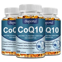 CoQ10 Capsules - Promote Cardiovascular and Heart Health, Provide Energy, Circulation Support, Antioxidant