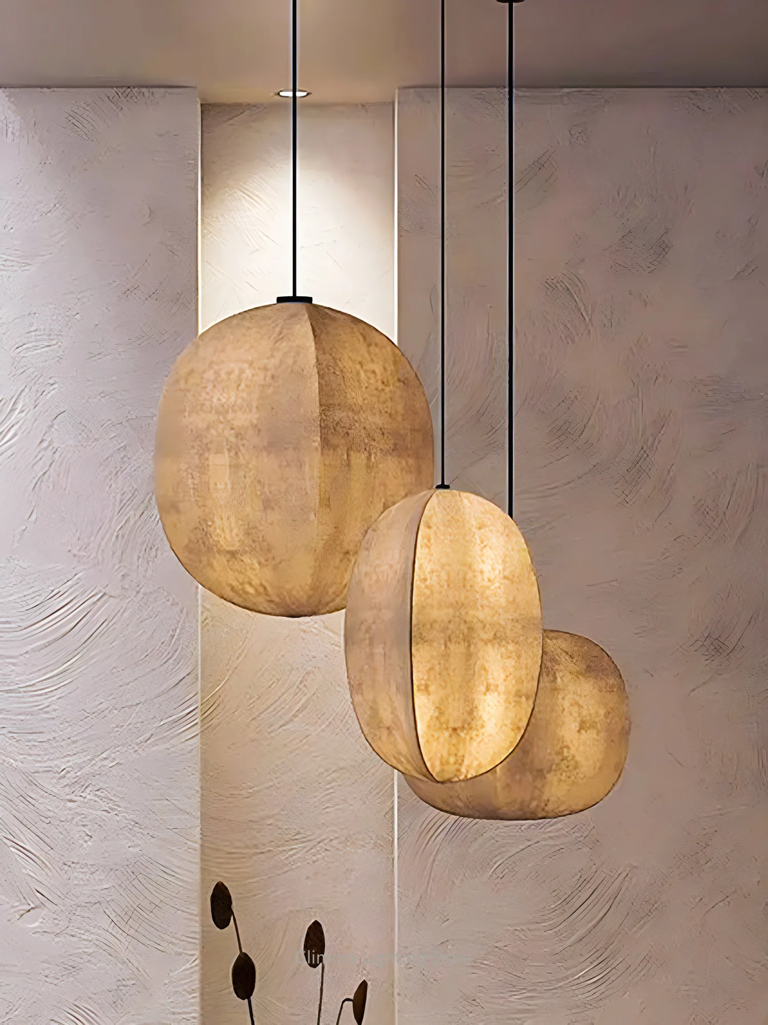 Pendant Light for Bedroom Dining Room Teahouse,Creative Lantern Style Ceiling Lamp for Hotel