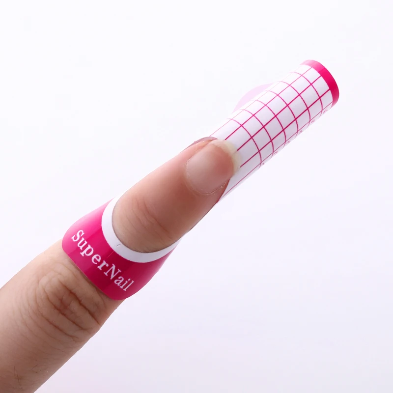 

100 шт., профессиональные формы для ногтей, формы для наращивания ногтей, женский салон, французские акриловые наклейки для ногтей, художественные инструменты