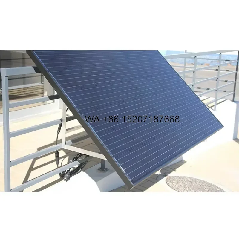 Wmwmnu 600W Plug and Play Balcony Solar System Kit With Mounting Bracket for Residential PV System