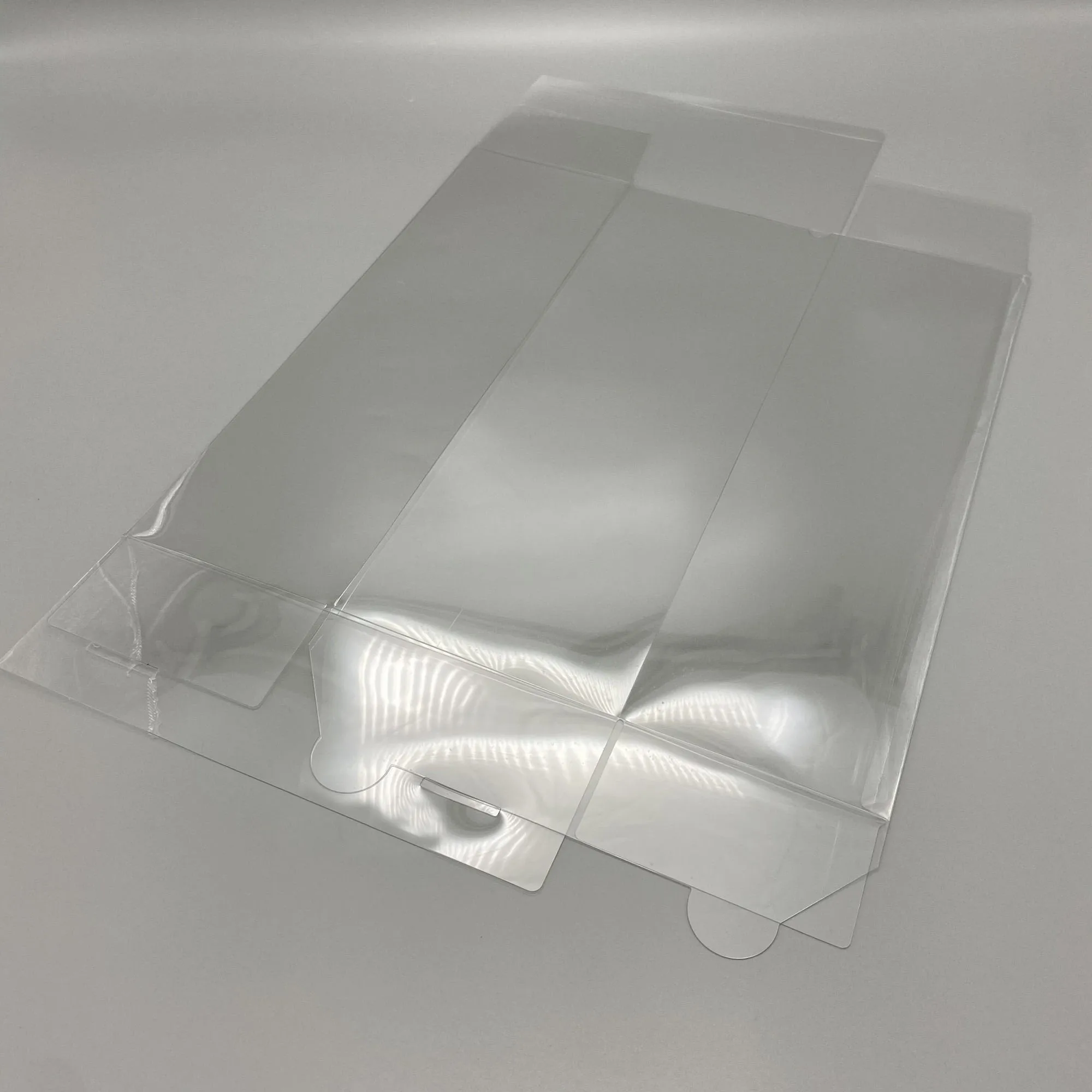 Transparent PET Protective cover For SFC Japan game console version clear display box storage case