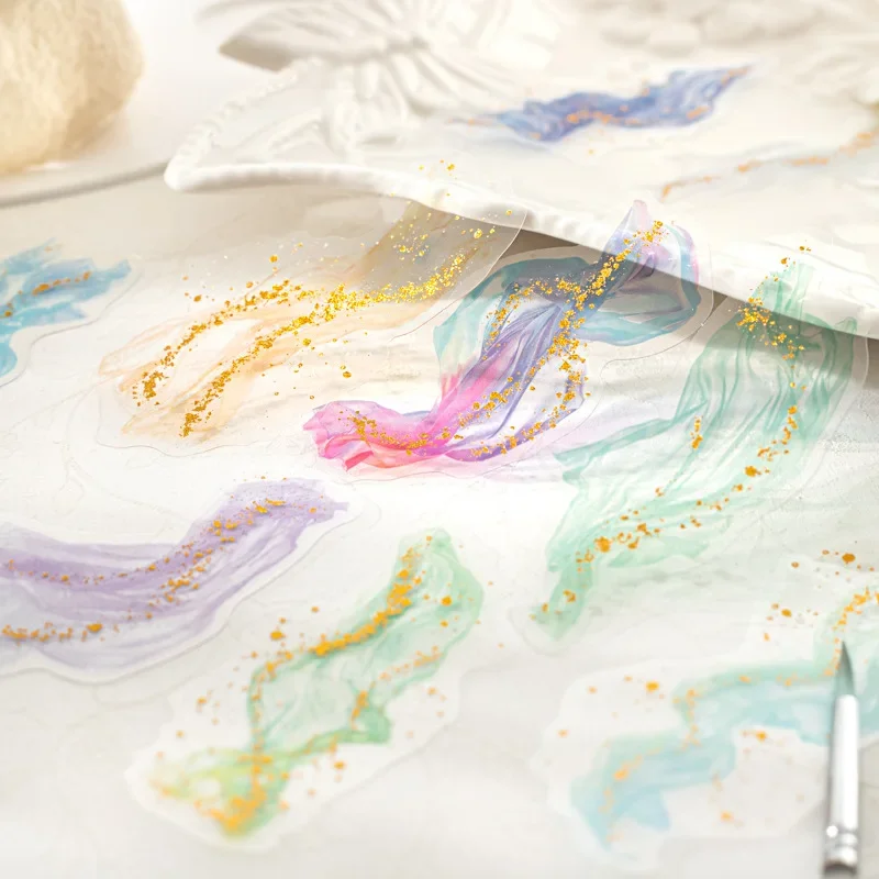 

1 упаковка, 10 шт., позолоченные наклейки для домашних животных, легка позолоченная серия, элегантные металлические позолоченные акценты, высококачественные журналы, руководства, планировщики «сделай сам»