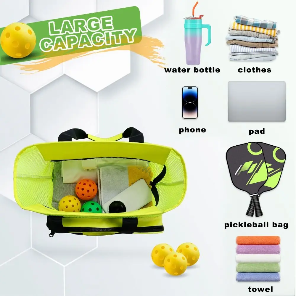 حقيبة كتف مضرب كرة البيسبول قابلة للتنفس، سعة كبيرة، متعددة الوظائف، حقيبة يد كرة البيسبول المقاومة للماء #4