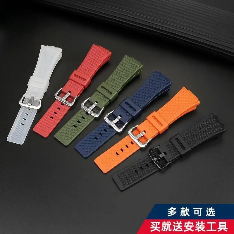 For Casio G-Shock Series Unyielding Light Lock and Load Spray GM-110 Modified Waterproof Sweat-Proof Resin Silicone Watch Strap