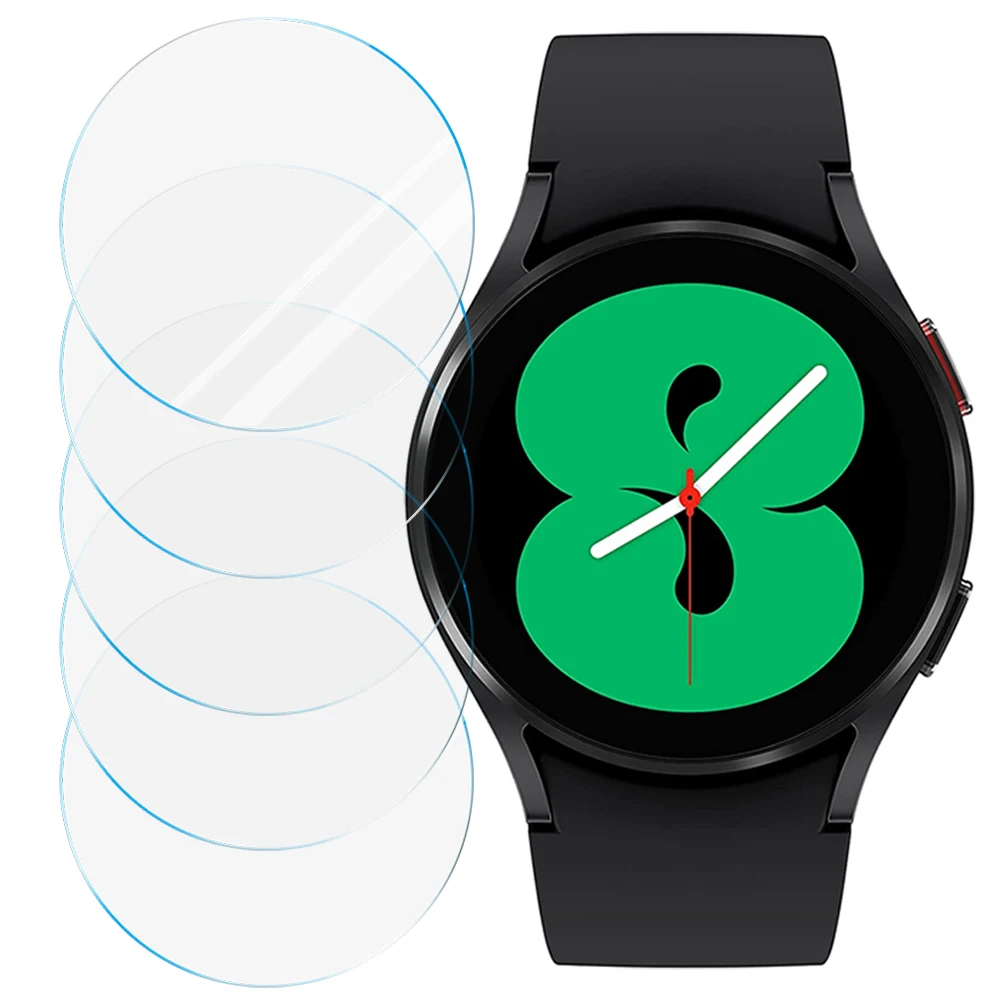 Gehärtetes Glas für Samsung Galaxy Watch 5 Pro/5/4 40 mm 44 mm Displayschutzfolie, kratzfest, für Galaxy Watch 5 Pro/5/4 Smartwatch