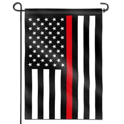 Thin Red Line USA Garden Flags Double Sided Decorative Garden Flag 18