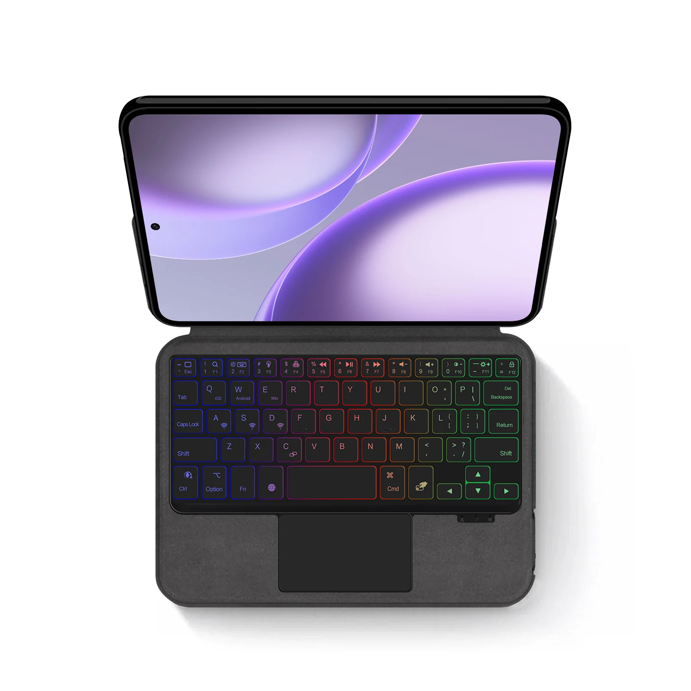 Cover Tastiera Wireless Magnetica Per Oppo Pad Air 10.36 Pollici – Custodia Con Tastiera QWERTY Rimovibile E Angolo Regolabile, Compatibile Solo Modello 2022