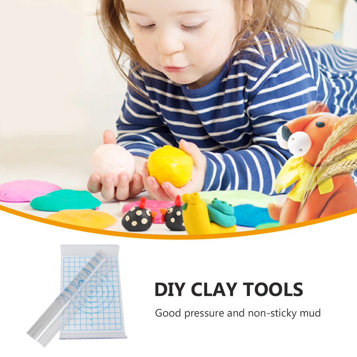 

Clay Tool Set Polymer Clay Tools Acrylic Rollers Supplies Modelling Shaping Durable Long Lasting Rectangle U Shaped Sheet Board