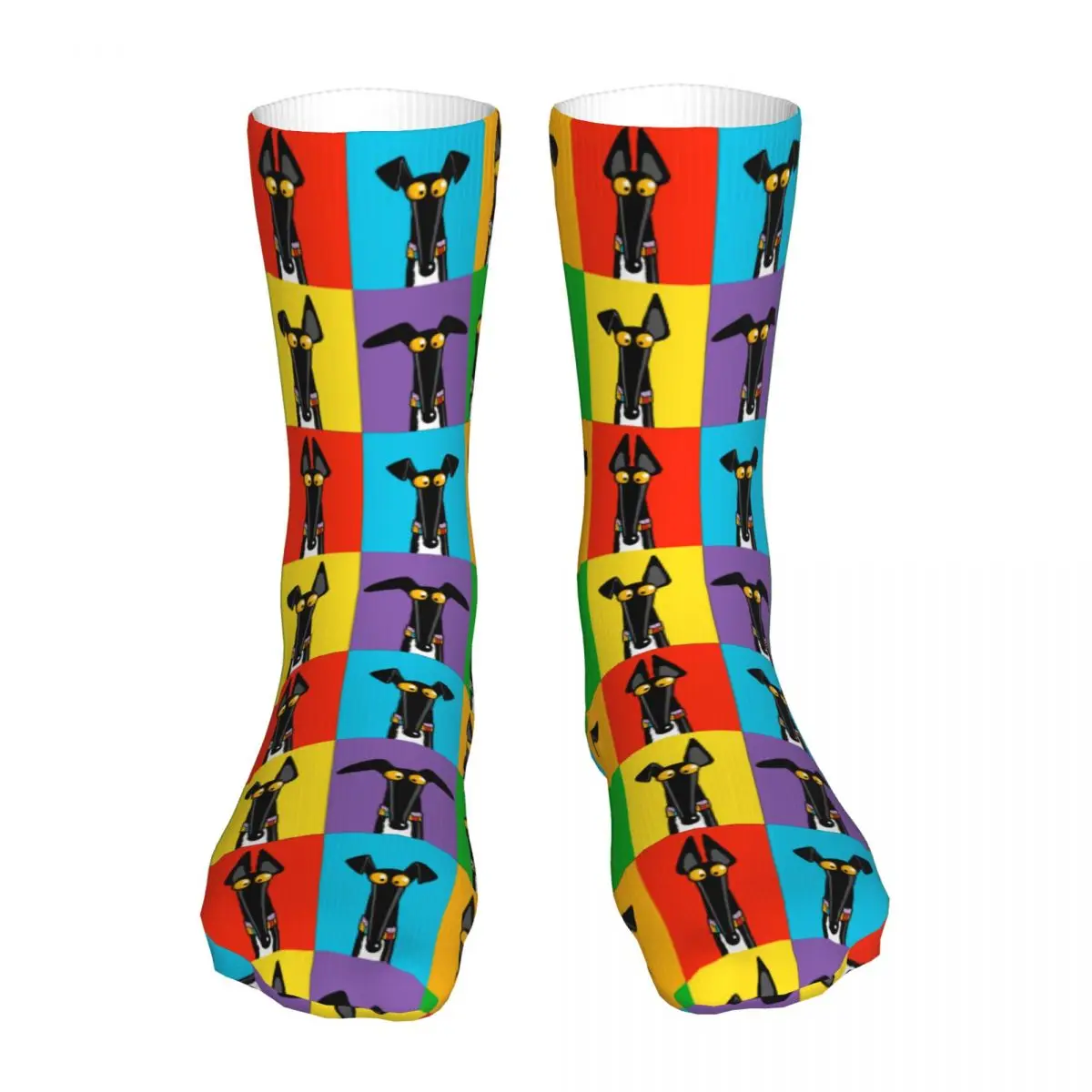 Compression Greyhound Semaphore Woman Socks 2022 Female Dog Animal Cycling Sock