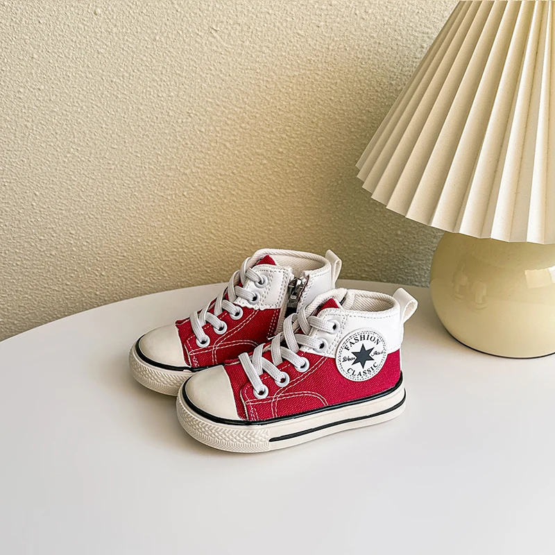 Baby canvas klassieke sneakers pasgeboren print ster sport baby jongens meisjes babyschoenen schoenen baby peuter antislip babyschoenen