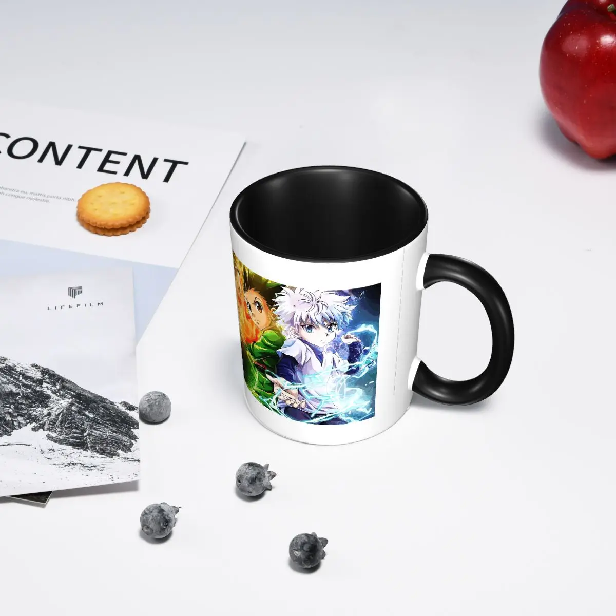 

Anime Hunter X Hunter Mug Funny Ceramic Coffee Cups Tea Mugs Milk Cup Drinkware Gifts for Friends